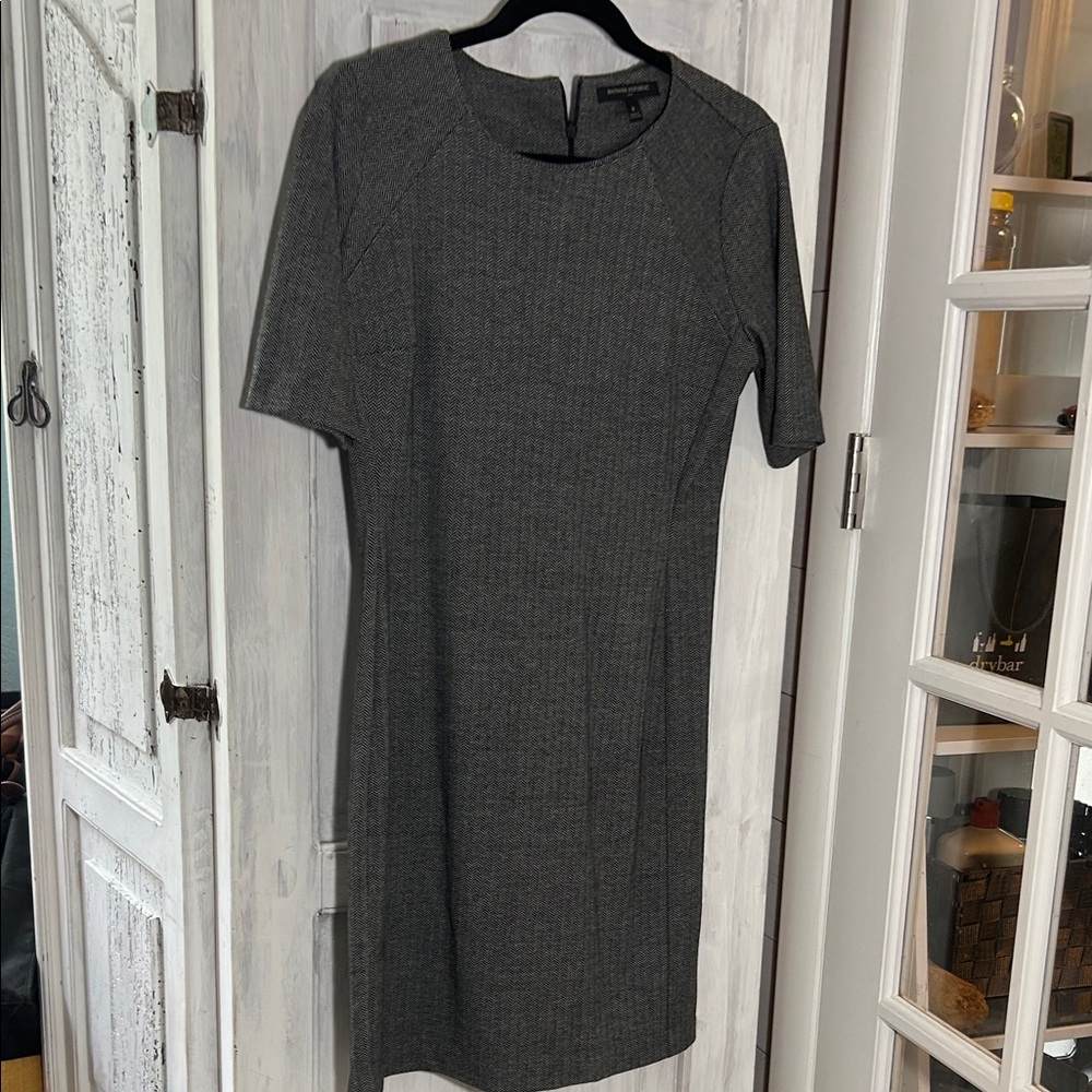 Banana Republic Charcoal Midi Dress